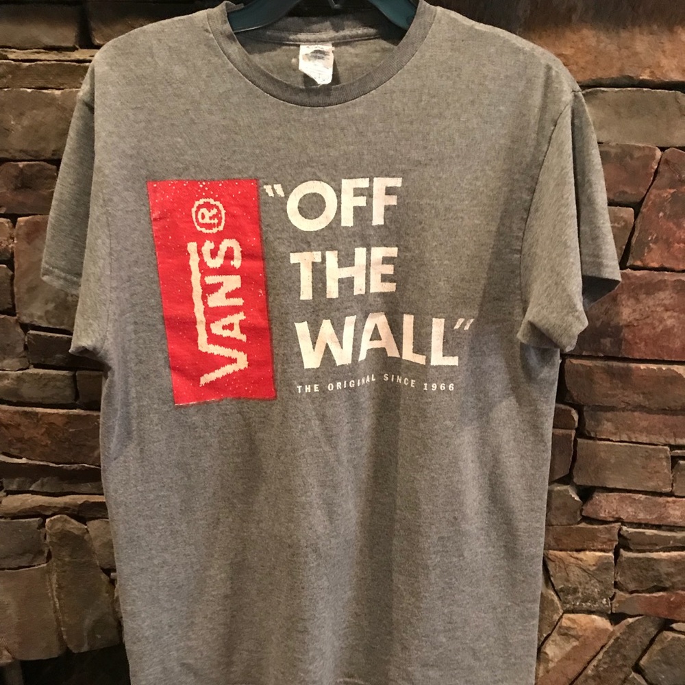 Vans Gray t- shirt Men’s Medium